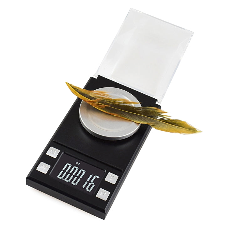 MH-8028 50g x 0.001g High Accuracy Digital Electronic Portable Jewelry Diamond Gem Carat Lab Weight Scale Balance Device with 1.6 inch LCD Screen by buy2fix