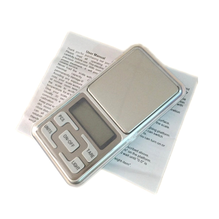 MH-100 500g x 0.1g High Accuracy Digital Electronic Portable Mini Pocket Scale Mobile Phone Weighing Scale Balance Device with 1.6 inch LCD Screen by buy2fix