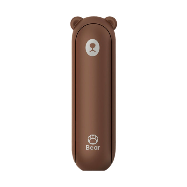 Xiaomi Youpin JISULIFE F8 Multifunctional Mini Fan Handheld Folding Fan(Brown) - Electric Fans by Jisulife | Online Shopping UK | buy2fix