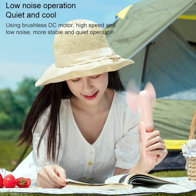 Xiaomi Youpin JISULIFE F8 Multifunctional Mini Fan Handheld Folding Fan(Brown) - Electric Fans by Jisulife | Online Shopping UK | buy2fix