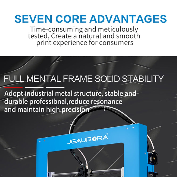 JGAURORA A1 Desktop High Precision Metal Plate Frame Three-Dimensional Physical 3D Printer - 3D Printer by JGAURORA | Online Shopping UK | buy2fix