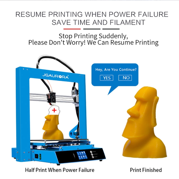 JGAURORA A1 Desktop High Precision Metal Plate Frame Three-Dimensional Physical 3D Printer - 3D Printer by JGAURORA | Online Shopping UK | buy2fix