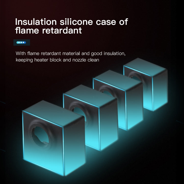 Creality 24V 40W Extruder Full Nozzle Hot End Kit with Nozzle Extruder+Cooling Fan+Shell for Ender-3 3D Printer by buy2fix