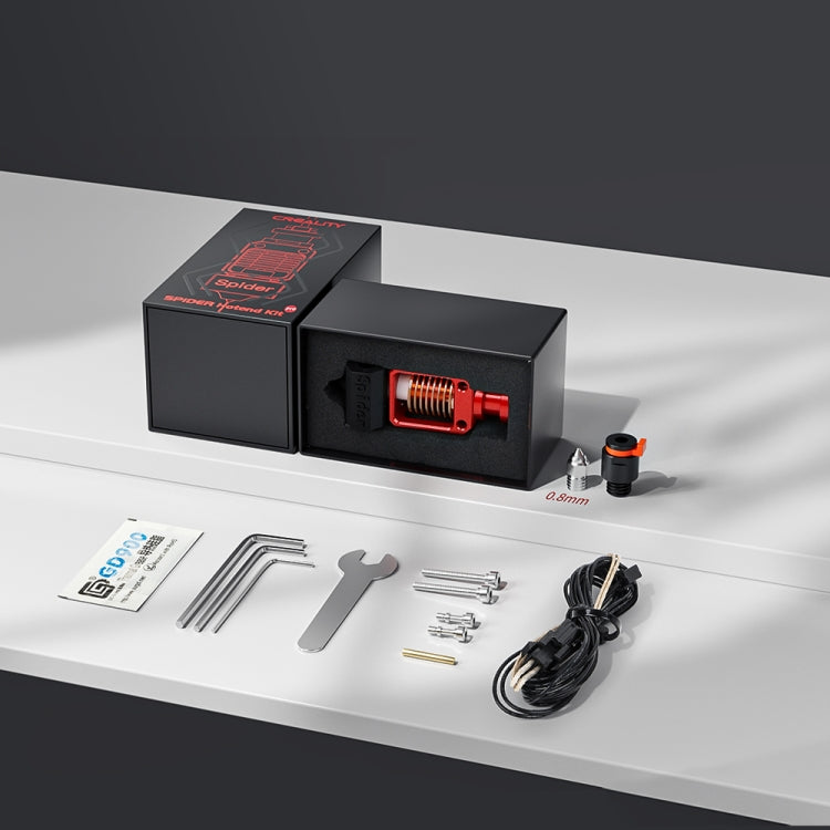 CREALITY 3D Printer Part Spider High Temperature and High Flow Hotend Pro(Red) - Parts by Creality | Online Shopping UK | buy2fix