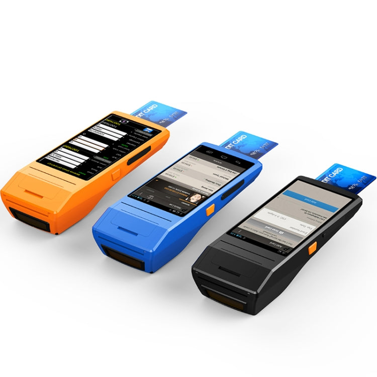 PDA-5501 Multi-function 5.5 inch IPS Screen IP65 Protection All-in-one Intelligent Terminal, Built-in Thermal Line Printer & MIC & Speaker, Support WiFi & Bluetooth & GPS(Blue) - Receipt Printers by buy2fix | Online Shopping UK | buy2fix