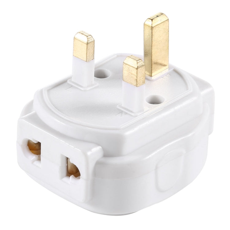 005HKD Portable Universal Socket Computer Server Power Adapter Travel Charger, UK Plug (White) - Plug Adaptor by buy2fix | Online Shopping UK | buy2fix