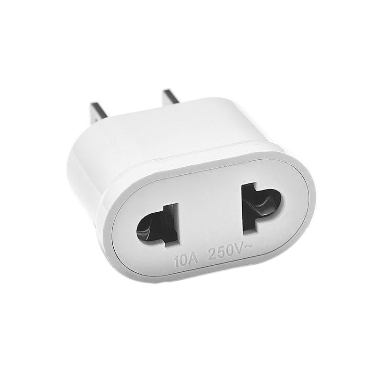 US & EU to US Plug AC Wall Universal Travel Power Socket Plug Adaptor, AC 250V (White) - Plug Adaptor by buy2fix | Online Shopping UK | buy2fix