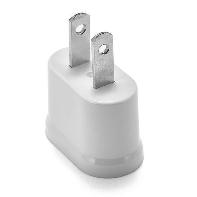 US & EU to US Plug AC Wall Universal Travel Power Socket Plug Adaptor, AC 250V (White) - Plug Adaptor by buy2fix | Online Shopping UK | buy2fix