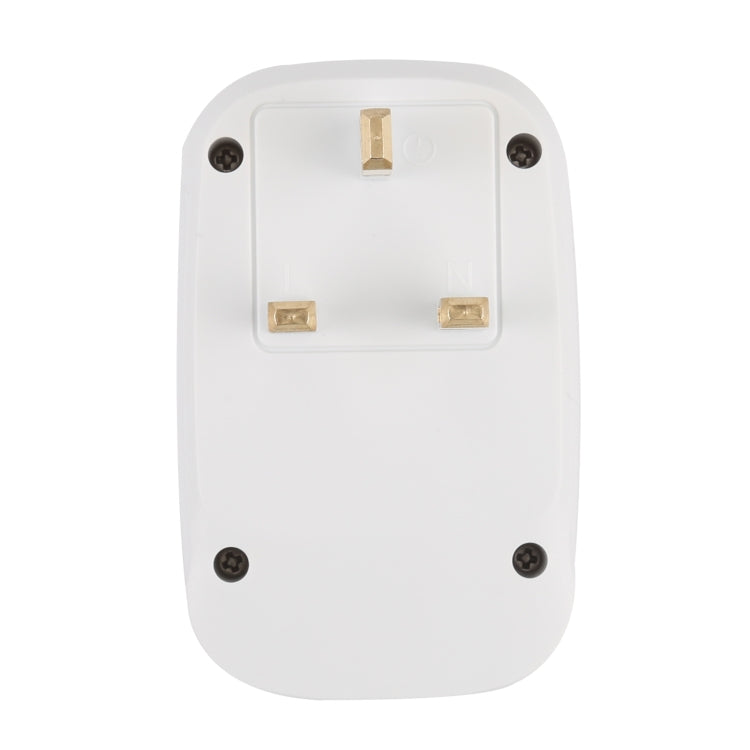 NK-823 2000W Dual USB Travel Charger Power Adapter Socket, UK Plug - USB Charger by buy2fix | Online Shopping UK | buy2fix