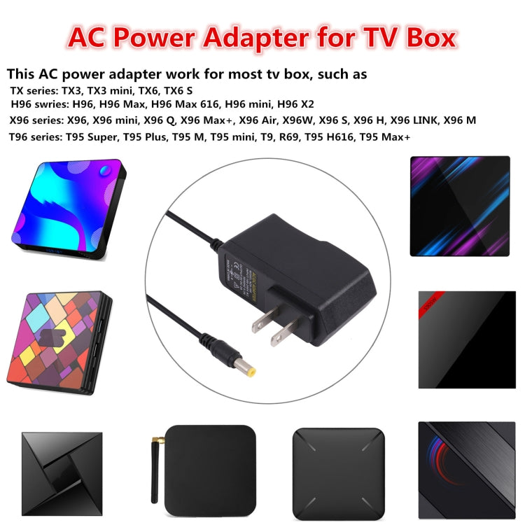 5V 2A 5.5x2.1mm Power Adapter for TV BOX, US Plug - AC Adapers by buy2fix | Online Shopping UK | buy2fix