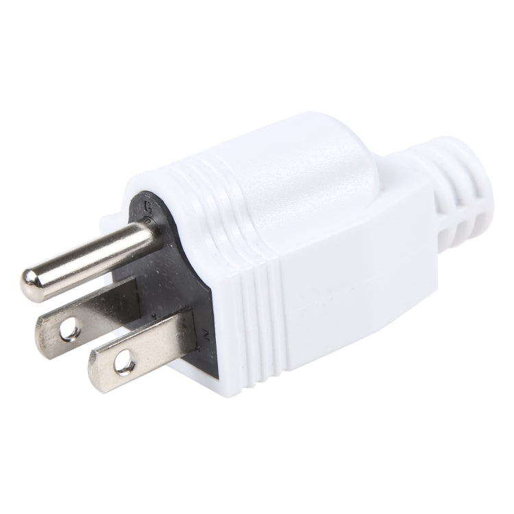 US Plug Male AC Wall Universal Travel Power Socket Plug Adapter (White) - Plug Adaptor by buy2fix | Online Shopping UK | buy2fix