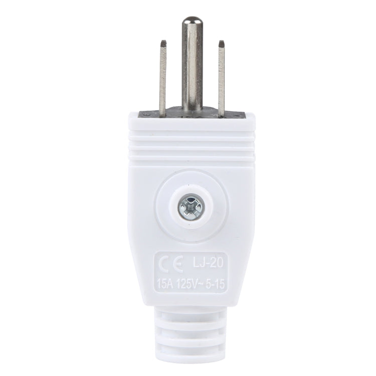 US Plug Male AC Wall Universal Travel Power Socket Plug Adapter (White) - Plug Adaptor by buy2fix | Online Shopping UK | buy2fix