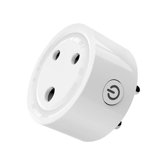 10A Mini Smart WiFi Socket Small South Africa / India Plug Remote Control Timer Switch Electrical Power Adapter with Alexa - Smart Socket by buy2fix | Online Shopping UK | buy2fix