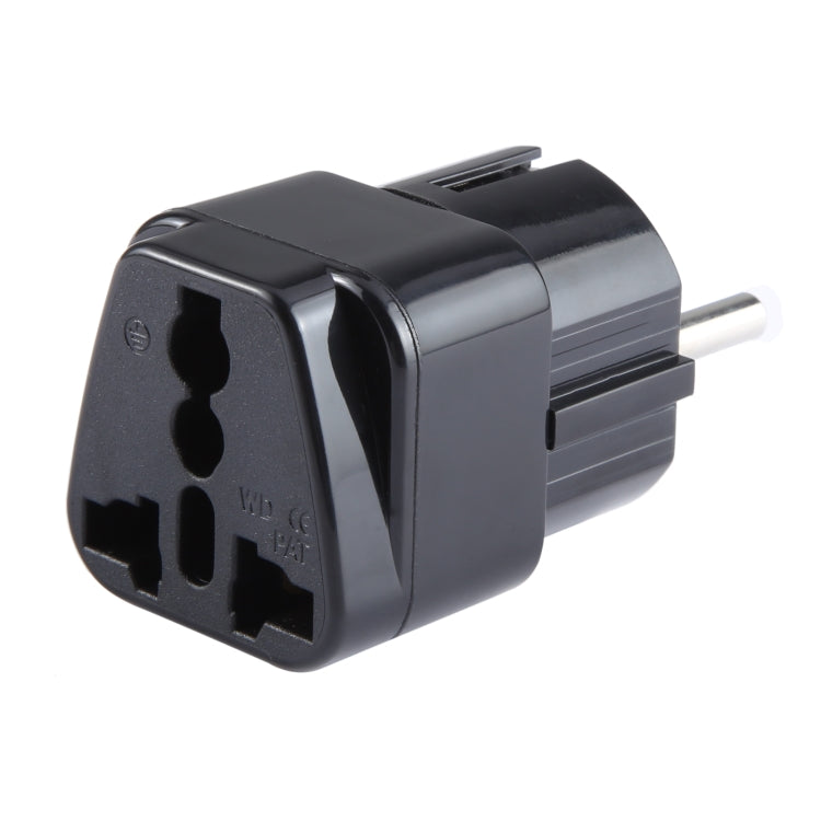 Portable Universal UK Plug to EU Plug Power Socket Travel Adapter - Plug Adaptor by buy2fix | Online Shopping UK | buy2fix