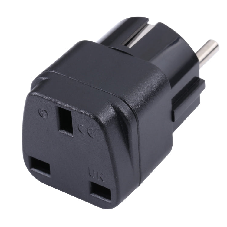 Portable UK to EU Plug Socket Power Adapter - Plug Adaptor by buy2fix | Online Shopping UK | buy2fix