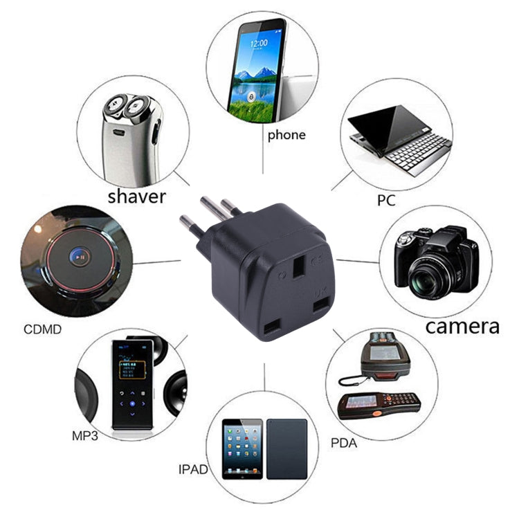 Portable UK to Switzerland Plug Socket Power Adapter - Plug Adaptor by buy2fix | Online Shopping UK | buy2fix