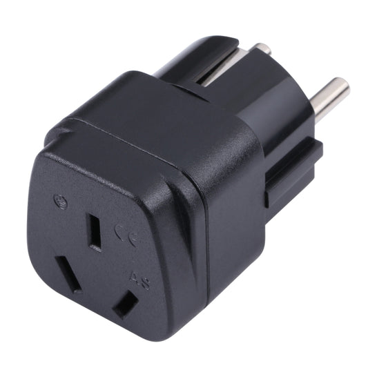 Portable Three-hole AU to EU Plug Socket Power Adapter by buy2fix