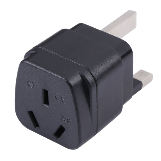 Portable Three-hole AU to UK Plug Socket Power Adapter with Fuse - Plug Adaptor by buy2fix | Online Shopping UK | buy2fix