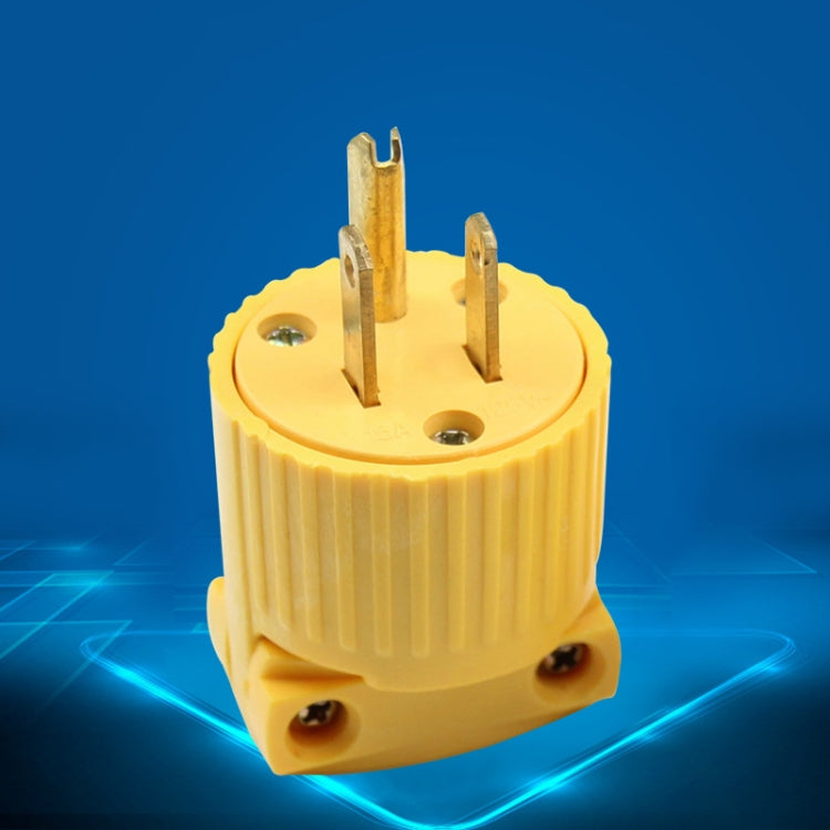 5-15P 125V Detachable Plug Adapter 15A Tripolar Power Adapter, US Plug - Plug Adaptor by buy2fix | Online Shopping UK | buy2fix