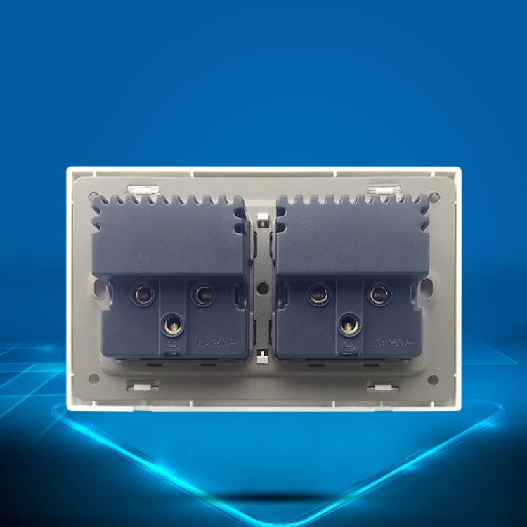 86 Type Three Hole USB Power Socket, UK Plug - by buy2fix | Online Shopping UK | buy2fix