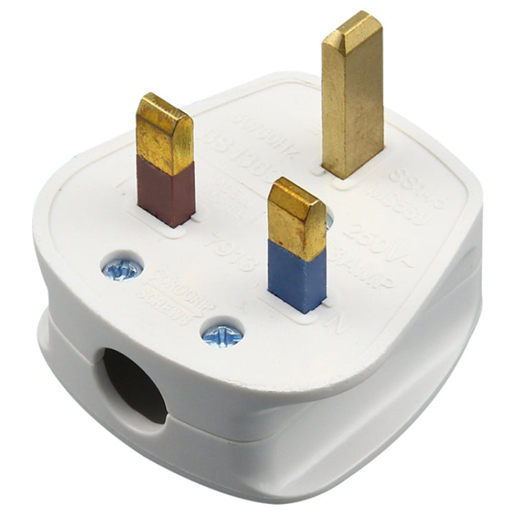 Three-pin 13A Power Wiring Plug With Fuse Tube, UK Plug - Plug Adaptor by buy2fix | Online Shopping UK | buy2fix