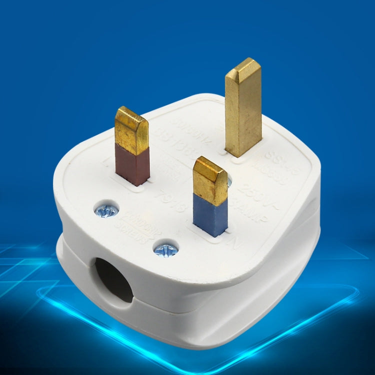 Three-pin 13A Power Wiring Plug With Fuse Tube, UK Plug - Plug Adaptor by buy2fix | Online Shopping UK | buy2fix