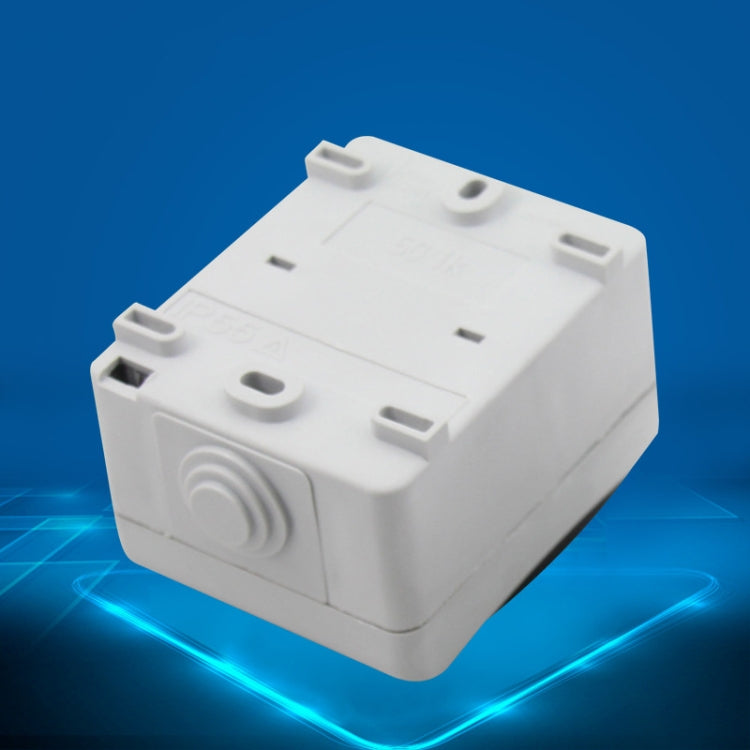 IP44 Waterproof Kitchen Bathroom Single Control Switch, EU Plug - by buy2fix | Online Shopping UK | buy2fix