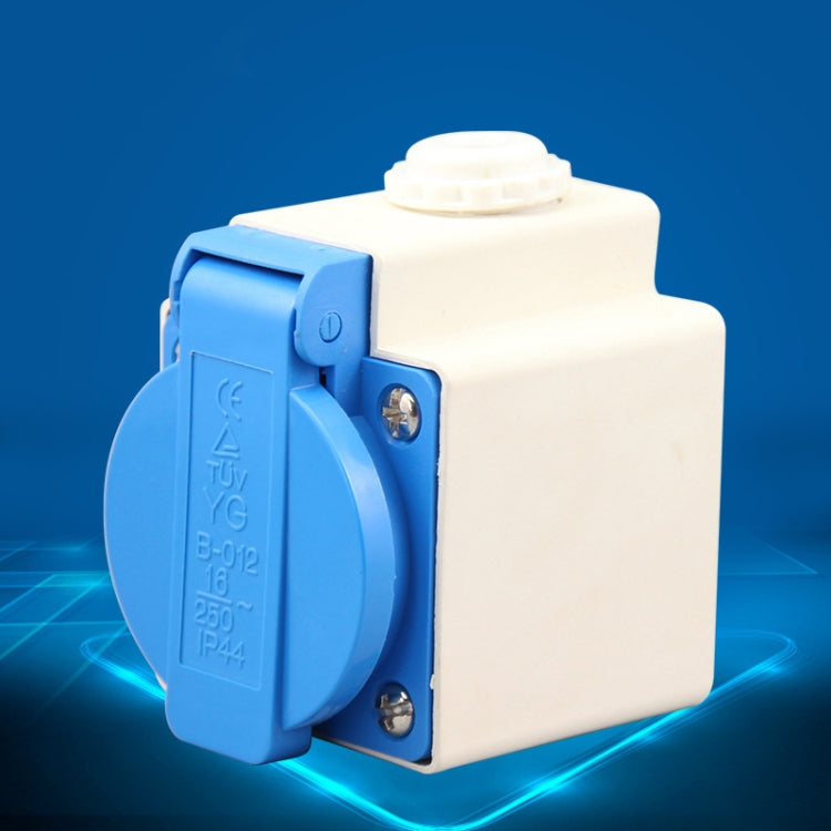 Outdoor IP44 Waterproof Socket with Cover, EU Plug - by buy2fix | Online Shopping UK | buy2fix