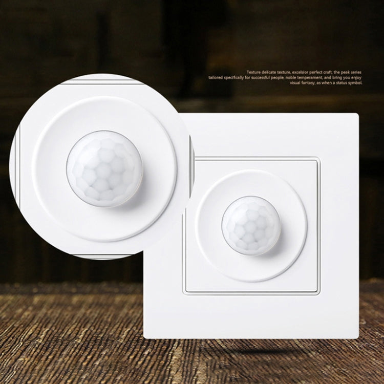 86 Type Energy Saving Lamp Infrared Light Control Induction Delay Wall-mounted Switch - by buy2fix | Online Shopping UK | buy2fix