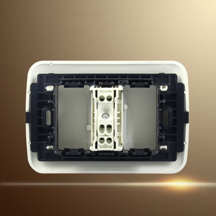 Round Flat Single Connection Ambipolar Wall-mounted Socket - by buy2fix | Online Shopping UK | buy2fix
