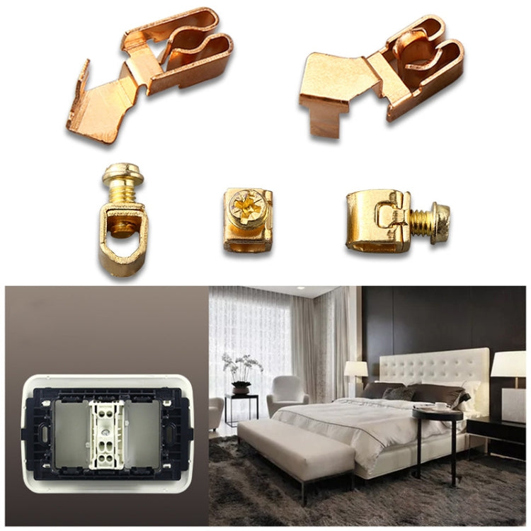 Round Flat Single Connection Ambipolar Wall-mounted Socket - by buy2fix | Online Shopping UK | buy2fix