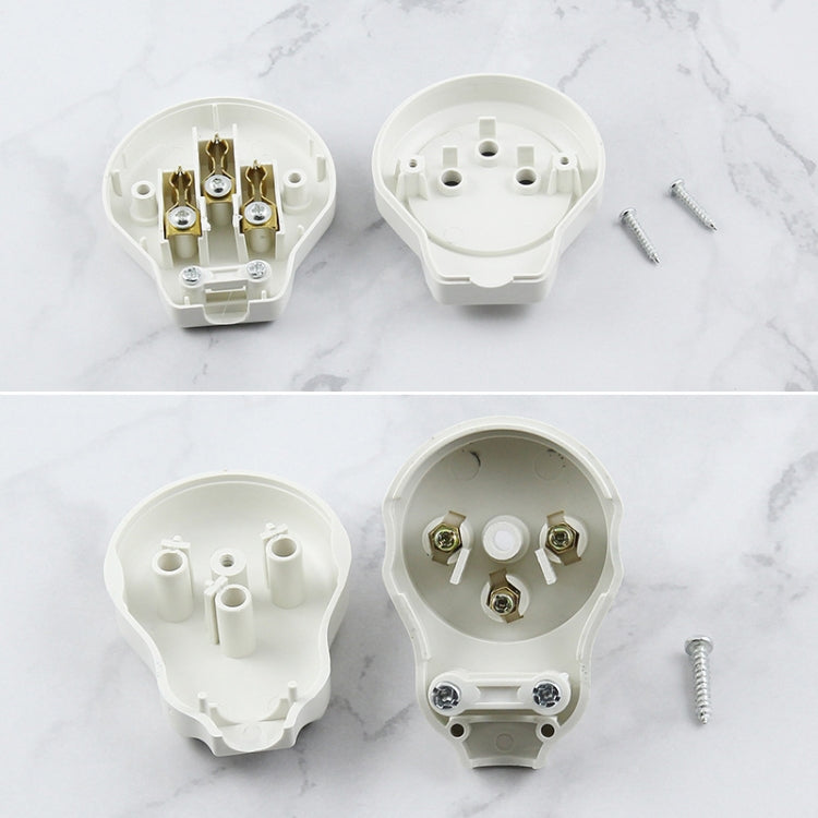 Pair Israel 16A Cylindrical Male Female Butt Joint Tripolar Power Plug - Plug Adaptor by buy2fix | Online Shopping UK | buy2fix