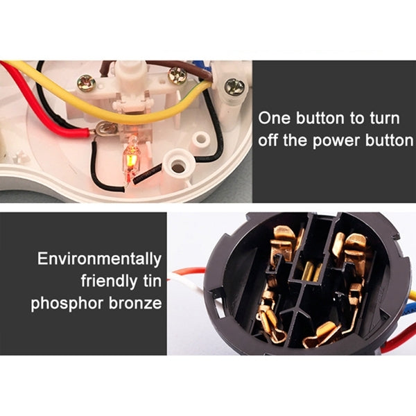 Charging Plug-in Wiring Board Creative Rotary Towline Board 13A Deformed Socket, UK Plug, 4-Bit Socket(Black) - Extension Socket by buy2fix | Online Shopping UK | buy2fix