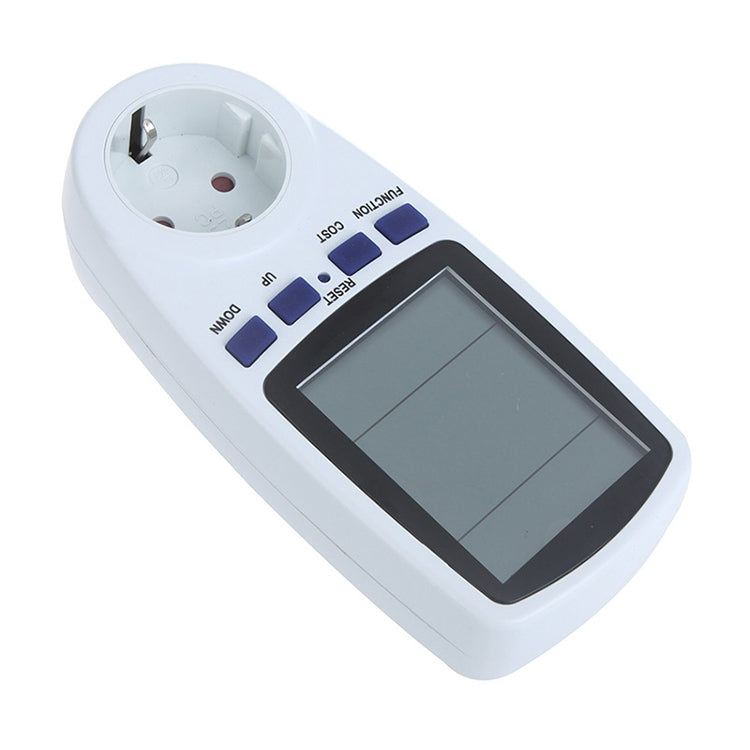 AC 230V 50Hz Max 16A LCD Display Energy Meter Watt Volt Voltage Power Analyzer Automatic Electricity Monitor Analyzer Power, EU Plug - Current & Voltage Tester by buy2fix | Online Shopping UK | buy2fix