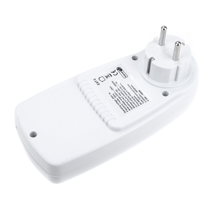 AC 230V 50Hz Max 16A LCD Display Energy Meter Watt Volt Voltage Power Analyzer Automatic Electricity Monitor Analyzer Power, EU Plug - Current & Voltage Tester by buy2fix | Online Shopping UK | buy2fix