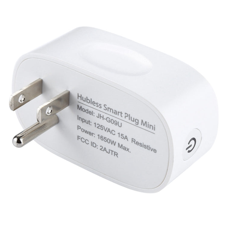 JH-G09U 15A 2.4GHz WiFi Control Hubless Smart Home Power Socket Works with Alexa & Google Home, AC 100-240V, US Plug (White) - Consumer Electronics by buy2fix | Online Shopping UK | buy2fix