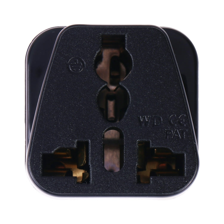 Portable Universal Socket to Israel Plug Power Adapter Travel Charger (Black) - Plug Adaptor by buy2fix | Online Shopping UK | buy2fix
