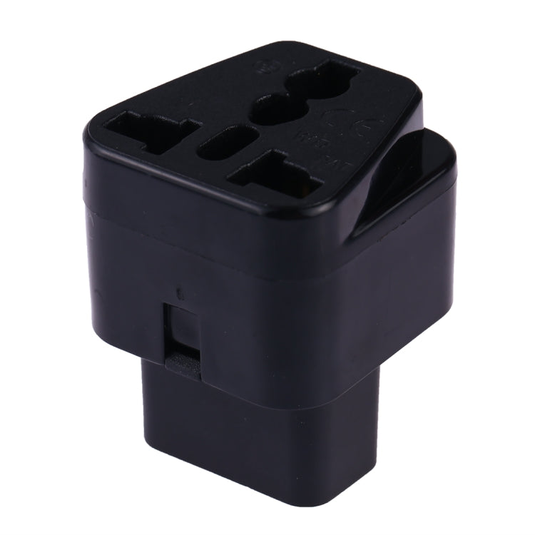 Portable Universal Socket to C14 Male Plug UPS PDU APC Computer Server Power Adapter Travel Charger (Black) - Plug Adaptor by buy2fix | Online Shopping UK | buy2fix