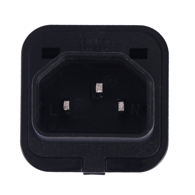 Portable Universal Socket to C14 Male Plug UPS PDU APC Computer Server Power Adapter Travel Charger (Black) - Plug Adaptor by buy2fix | Online Shopping UK | buy2fix