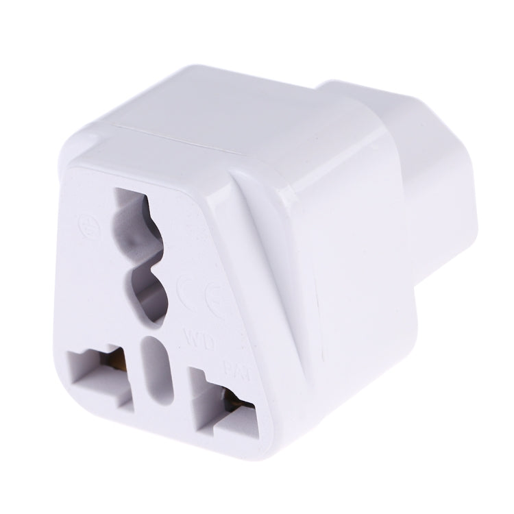 Portable Universal Socket to C14 Male Plug UPS PDU APC Computer Server Power Adapter Travel Charger (White) - Plug Adaptor by buy2fix | Online Shopping UK | buy2fix
