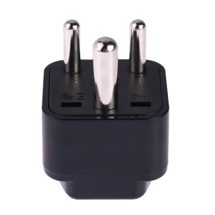 Portable Universal Socket to (Small) South Africa Plug Power Adapter Travel Charger (Black) - Plug Adaptor by buy2fix | Online Shopping UK | buy2fix