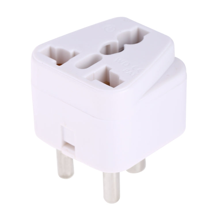 Portable Universal Socket to (Small) South Africa Plug Power Adapter Travel Charger (White) - Plug Adaptor by buy2fix | Online Shopping UK | buy2fix