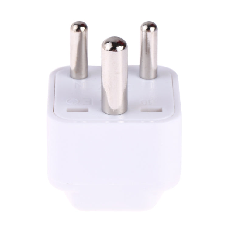 Portable Universal Socket to (Small) South Africa Plug Power Adapter Travel Charger (White) - Plug Adaptor by buy2fix | Online Shopping UK | buy2fix