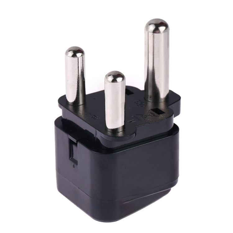 Portable Universal Socket to (Large) South Africa Plug Power Adapter Travel Charger (Black) - Plug Adaptor by buy2fix | Online Shopping UK | buy2fix