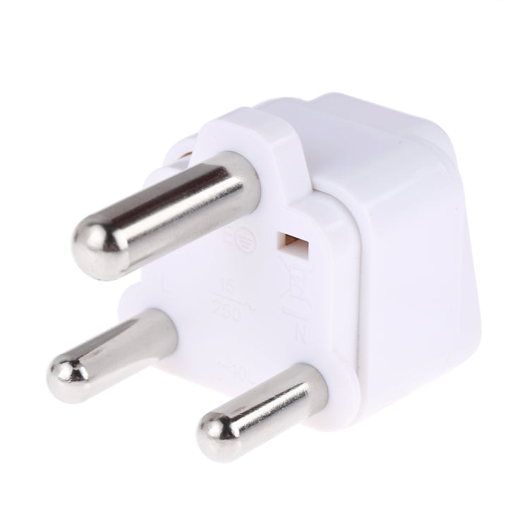 Portable Universal Socket to (Large) South Africa Plug Power Adapter Travel Charger (White) - Plug Adaptor by buy2fix | Online Shopping UK | buy2fix