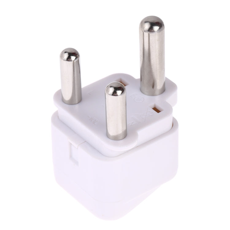 Portable Universal Socket to (Large) South Africa Plug Power Adapter Travel Charger (White) - Plug Adaptor by buy2fix | Online Shopping UK | buy2fix