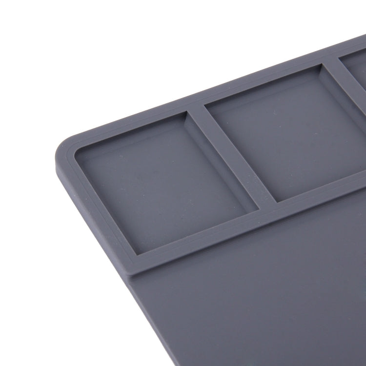 Maintenance Platform High Temperature Heat-resistant Repair Insulation Pad Silicone Mats, Size: 49.5cm x 34.7cm(Grey) - Working Mat by buy2fix | Online Shopping UK | buy2fix