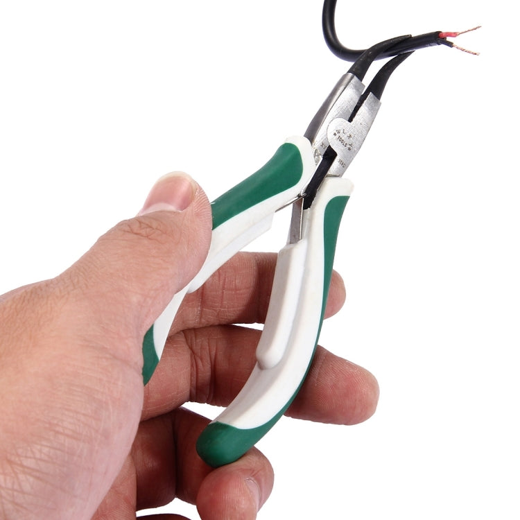 WLXY WL-359D Electronic Pliers Circlip Pliers Repair Hand Tool (Outer Curved) - Pliers by WLXY | Online Shopping UK | buy2fix