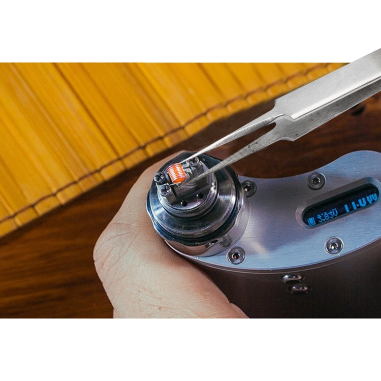 JIAFA ST-14 High-Hardness Anti-Magnetic Anti-Acid Steel Tweezers by buy2fix