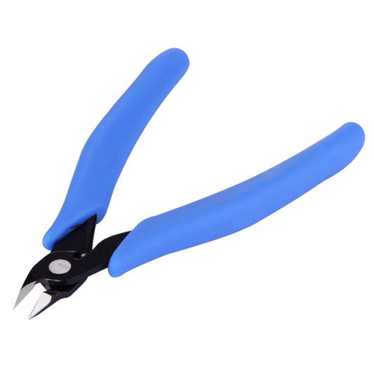 FC-120 Mini Electronic Pliers Diagonal Side Cutting Cable Wire Cutter Repair Hand Tool(Blue) by buy2fix